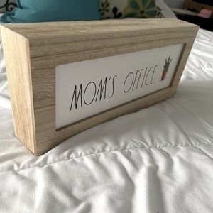 Mom’s Office Rae Dunn sign